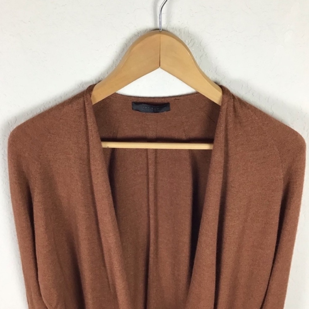 The Row Cardigan Sweater Long Sleeve Open Front Knit - Picture 2 of 7